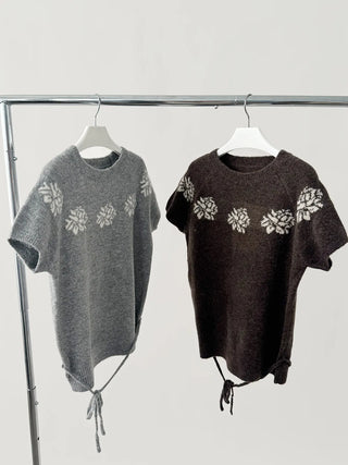 jacquard wool sweater