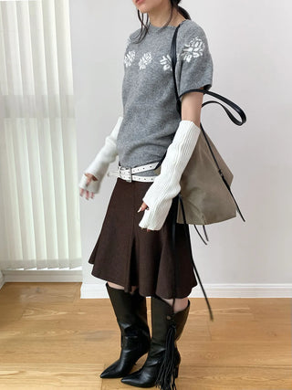 jacquard wool sweater