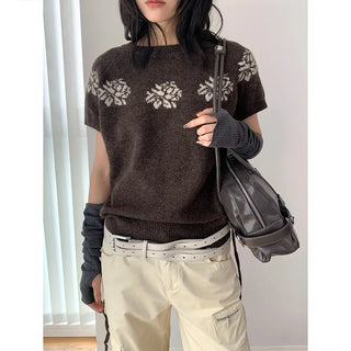jacquard wool sweater