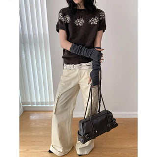 jacquard wool sweater