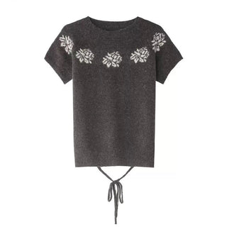 jacquard wool sweater