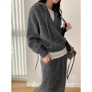 hooded sweater set