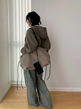 heavy hooded sweater