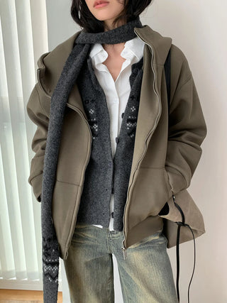 heavy hooded sweater