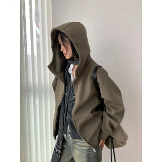 heavy hooded sweater