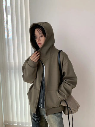 heavy hooded sweater