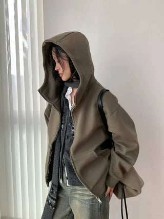 heavy hooded sweater