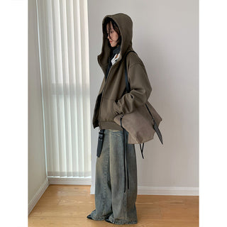 heavy hooded sweater