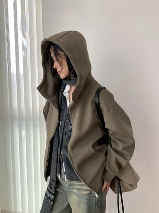 heavy hooded sweater