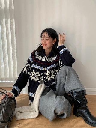 fair island cardigan