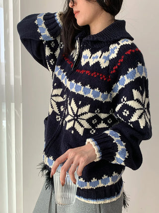 fair island cardigan