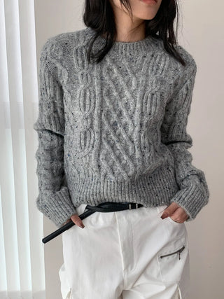 color dot sweater