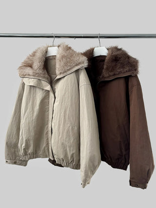 patchwork puffer coat