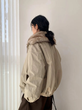 patchwork puffer coat