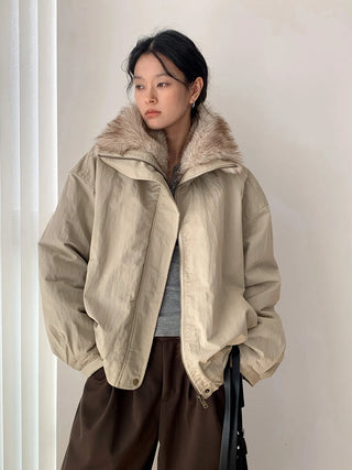 patchwork puffer coat