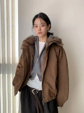 patchwork puffer coat