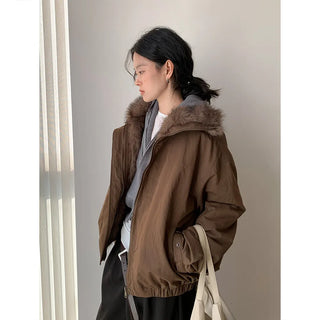 patchwork puffer coat