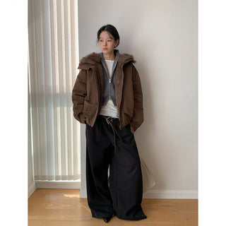 patchwork puffer coat