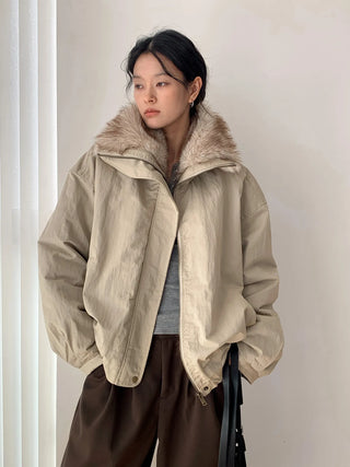 patchwork puffer coat
