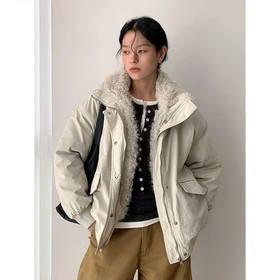 lamb wool overalls