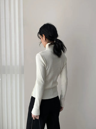 irregular knit cardigan