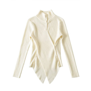 irregular knit cardigan