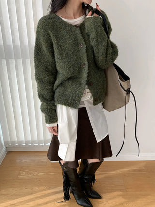 round neck coat
