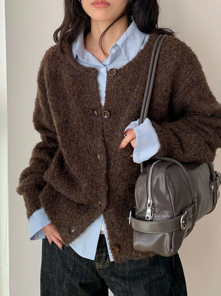 round neck coat