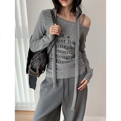 letter halter tee