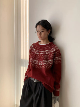 christmas fair sweater