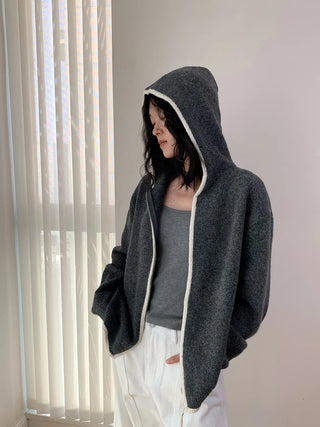 hooded sportswear sweater