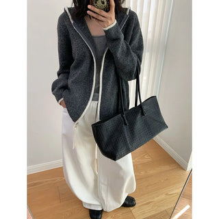 hooded sportswear sweater