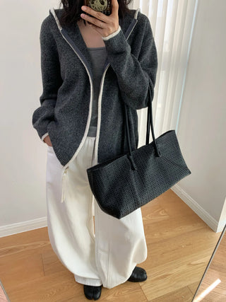 hooded sportswear sweater