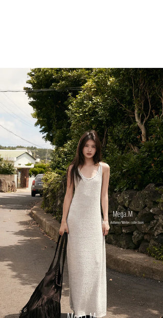 woolen long dress