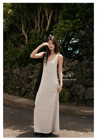 woolen long dress
