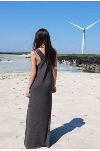 woolen long dress