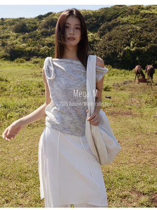 drawstring skort pants