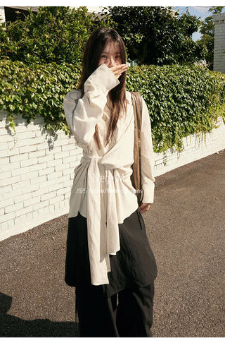 drawstring skort pants