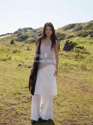 drawstring skort pants