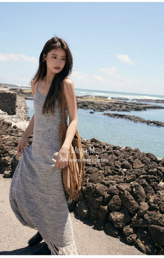 tassel suspender dress