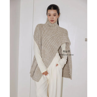 turtleneck sleeveless top