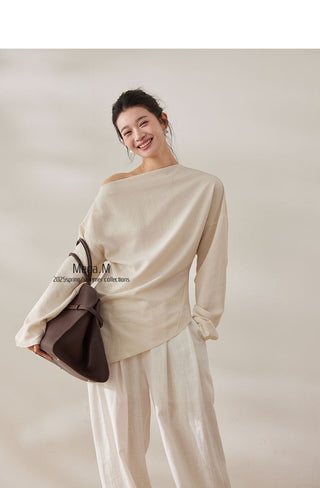 misaligned waist top