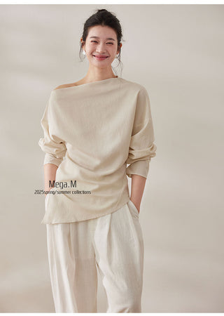 misaligned waist top