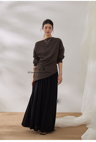 misaligned waist top