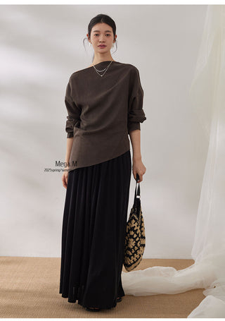 misaligned waist top