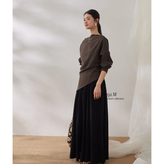 misaligned waist top