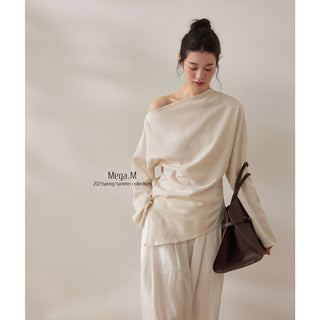 misaligned waist top