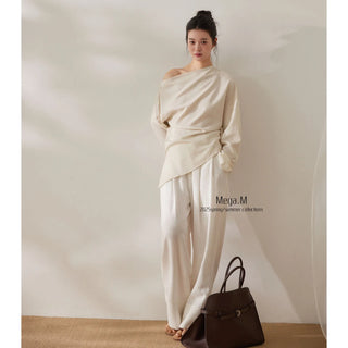 misaligned waist top