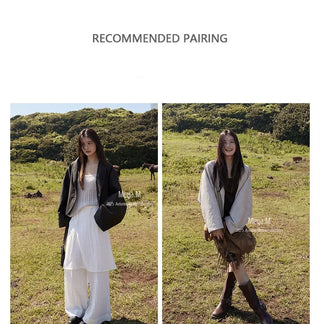 motorcycle leather coat