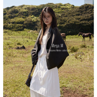 motorcycle leather coat